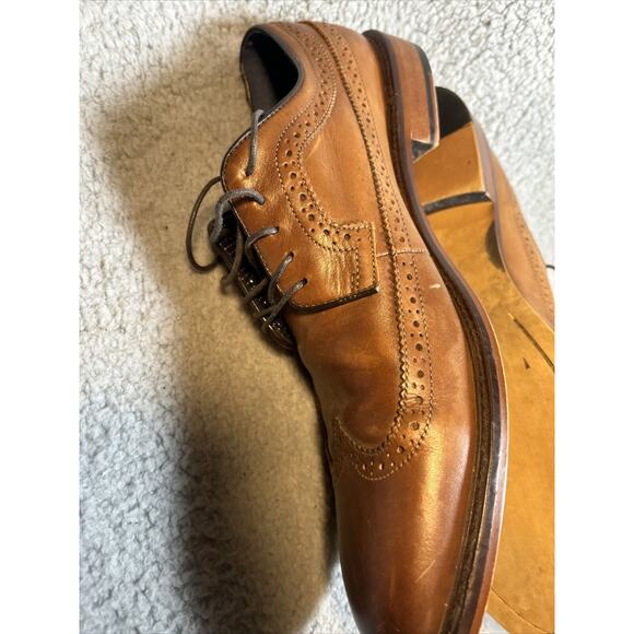 Aston Grey Collection Lovorwen Brown Wingtip Oxfords 11.5 - Picture 7 of 16